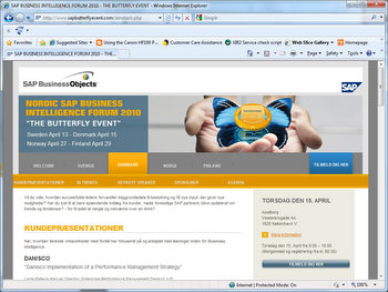 The SAP Butterfly Event